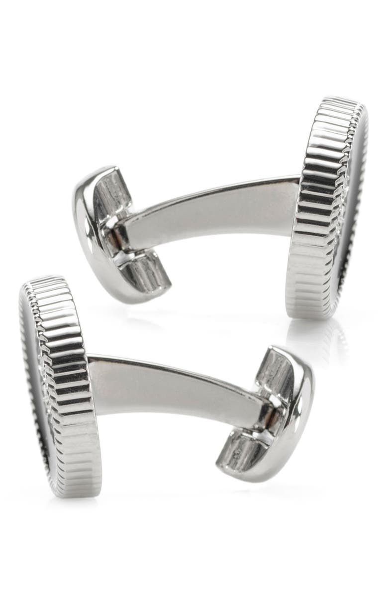 Cufflinks, Inc. Crystal Button Cuff Links, Alternate, color, Black