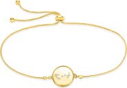 Sterling Forever Sterling Silver Constellation Disk Bolo Bracelet