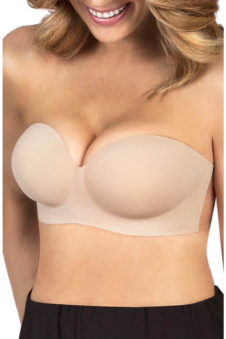 Backless Strapless Underwire Bra, Main, color, NUDE