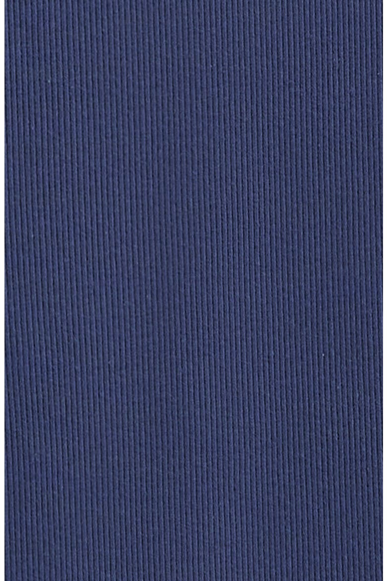 Kids' Peekaboo Lace Cotton Blend Rib Top, Alternate, color, BLUE INDIGO