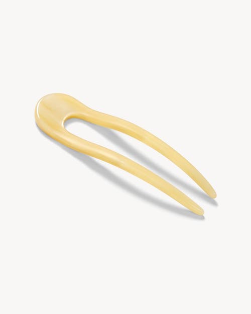 Machete French Hair Pin In Yellow