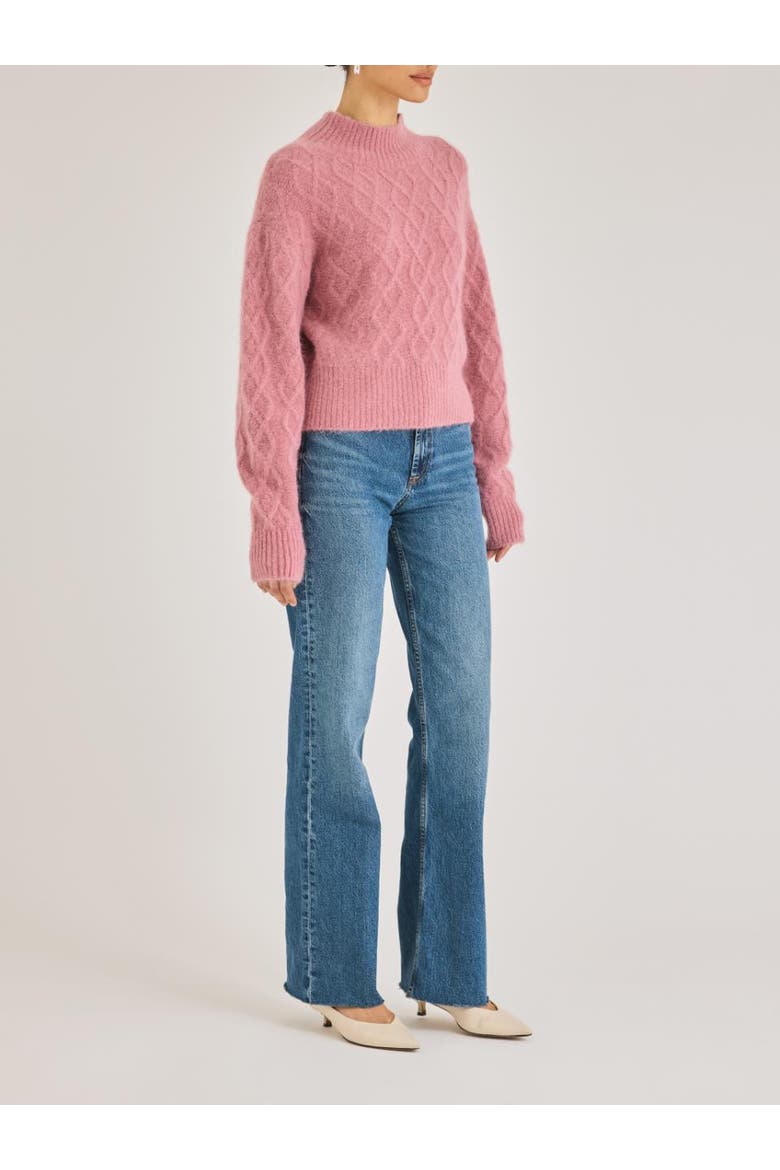 Yael Sweater, Alternate, color, FOXGLOVE