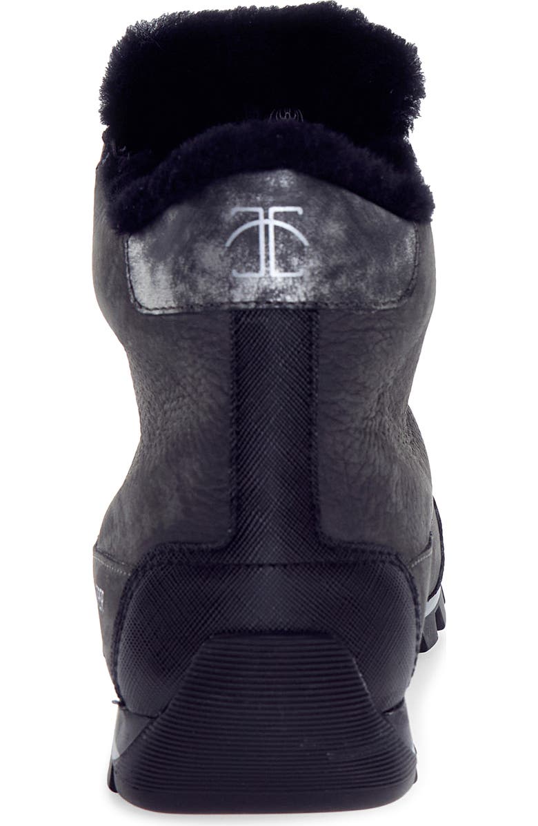 Candice Cooper Runlo Waterproof Genuine Shearling Lined High Top Sneaker, Alternate, color, Black Anthracite