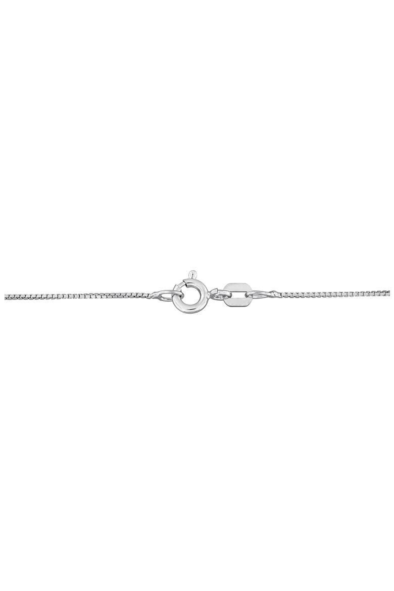 Box Link Chain Necklace, 0.65mm, Alternate, color, SILVER