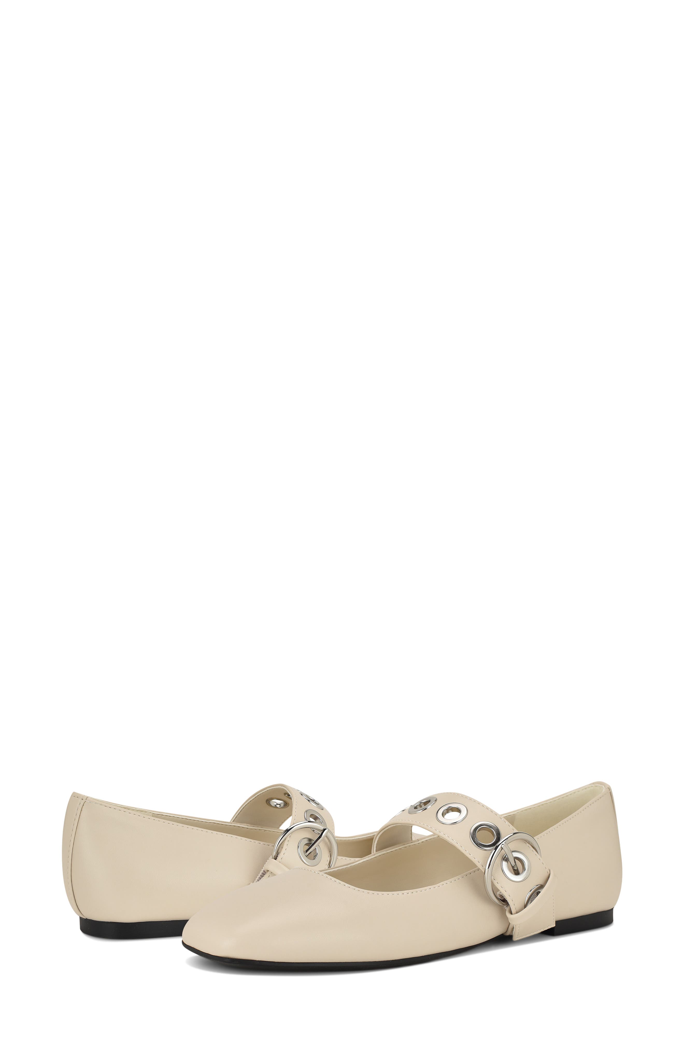 Kebba Mary Jane Flat, Alternate, color, IVORY