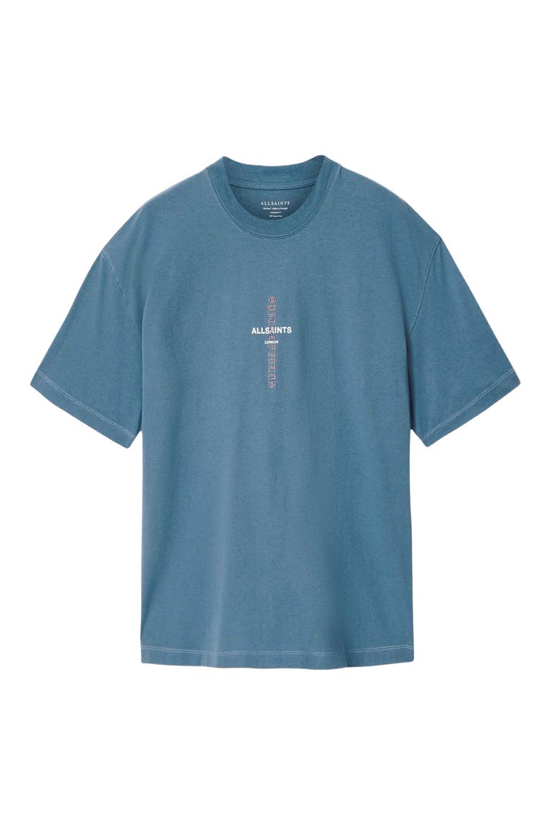 Knox Embroidered Graphic T-Shirt, Alternate, color, WAVED BLUE