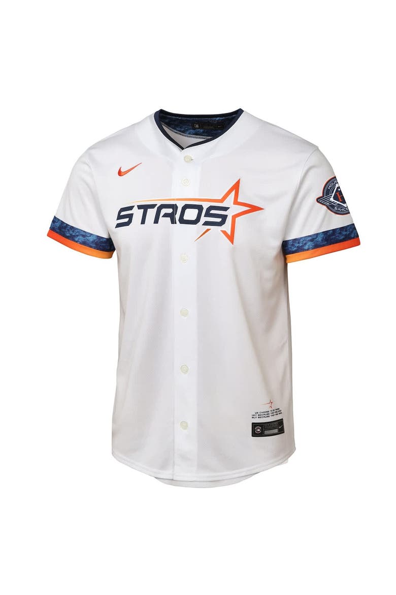 Youth Nike  White Houston Astros 2025 City Connect Limited Jersey, Alternate, color, White