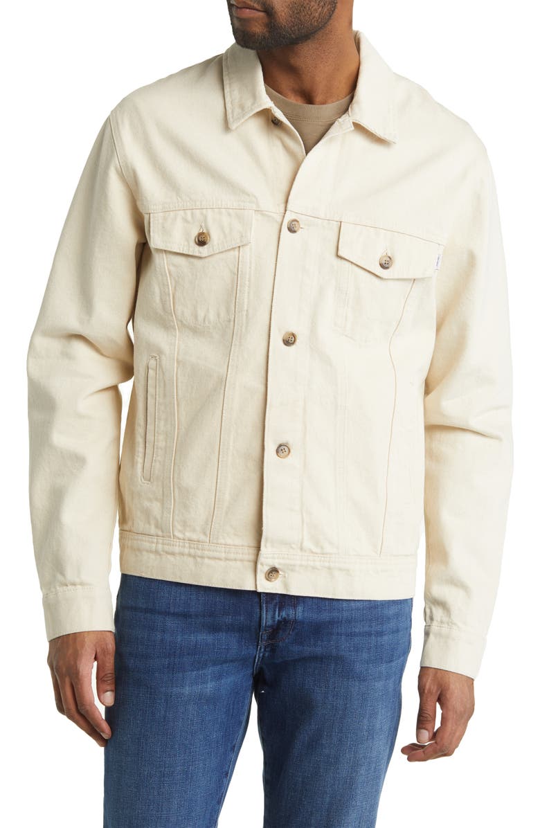 Les Deux Nolan Organic Cotton Denim Jacket, Alternate, color, 
