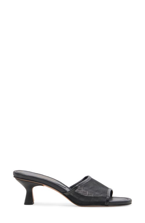 Dolce Vita Meeza Womens Solid Mesh Heels In Onyx Mesh