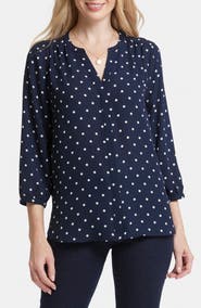 NYDJ Pintuck Blouse