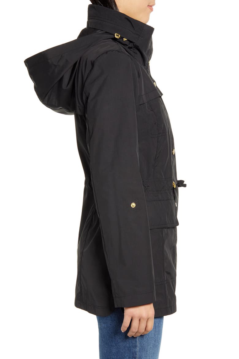 Packable Rain Jacket, Alternate, color, BLACK