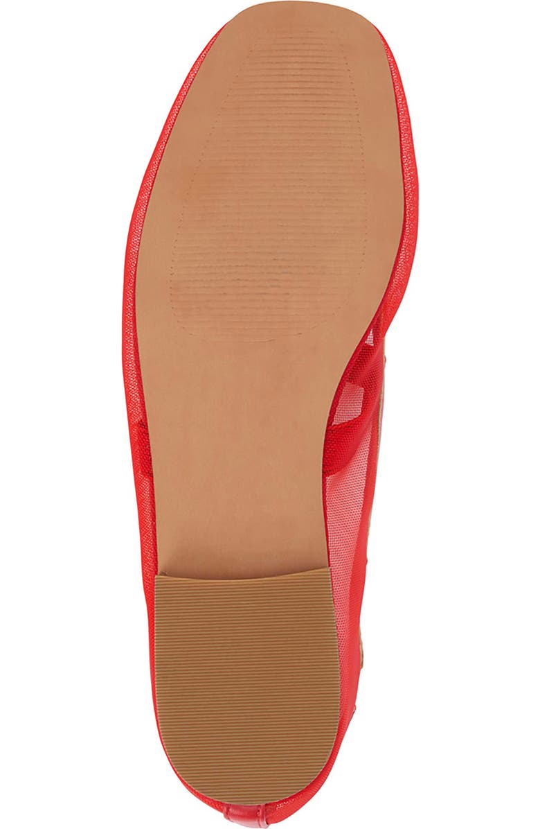 Coconuts by Matisse Bronx Mesh Ballerina Flat, Alternate, color, Cherry Red