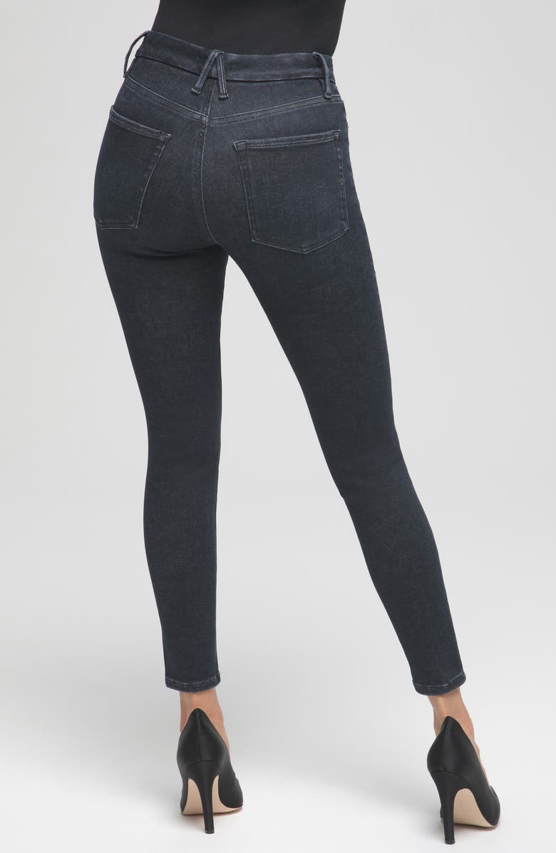 Good American Always Fits Skinny Jeans, Alternate, color,