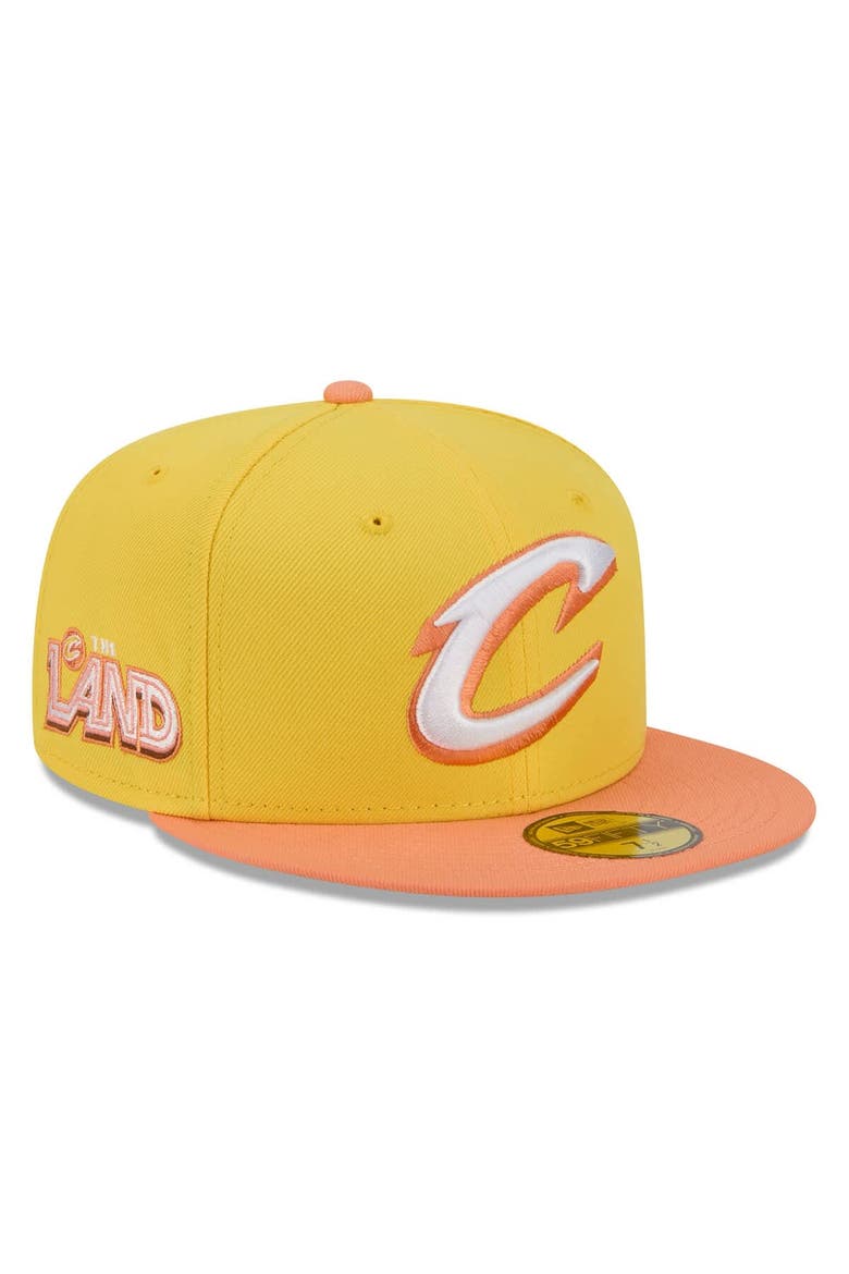 Men's New Era Gold Cleveland Cavaliers 2025/26 City Edition Alternate 59FIFTY Fitted Hat, Main, color, Gold