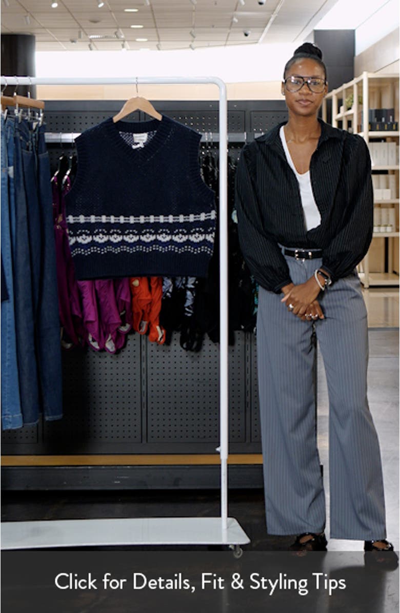 Rhona Wool Sweater Vest, sales video thumbnail