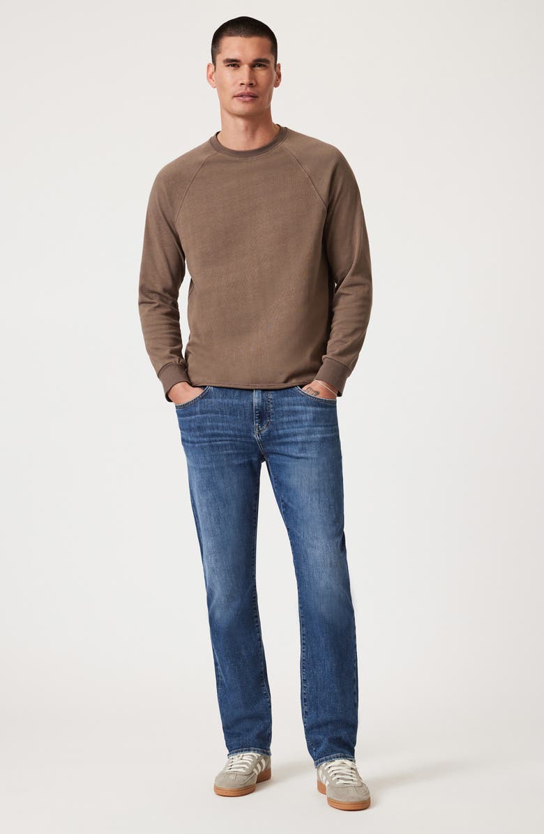 Mavi Jeans Zach Straight Leg Jeans, Alternate, color, Dark Brushed Classic Blue