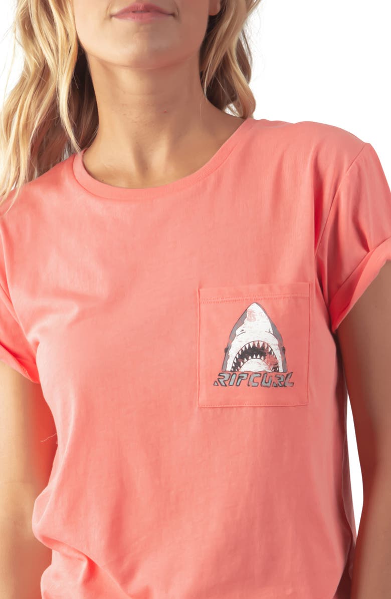 Rip Curl Shark Bite Pocket Tee, Alternate, color, 