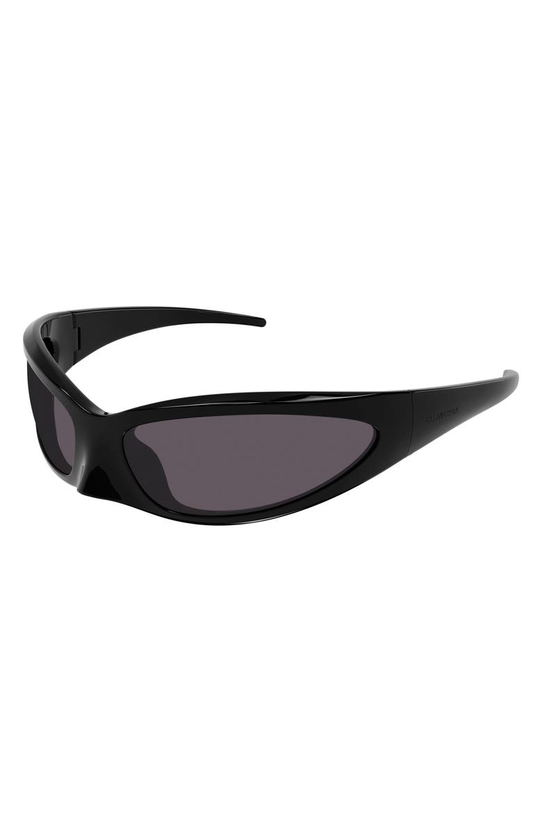 Balenciaga 80mm Shield Sunglasses, Alternate, color, 