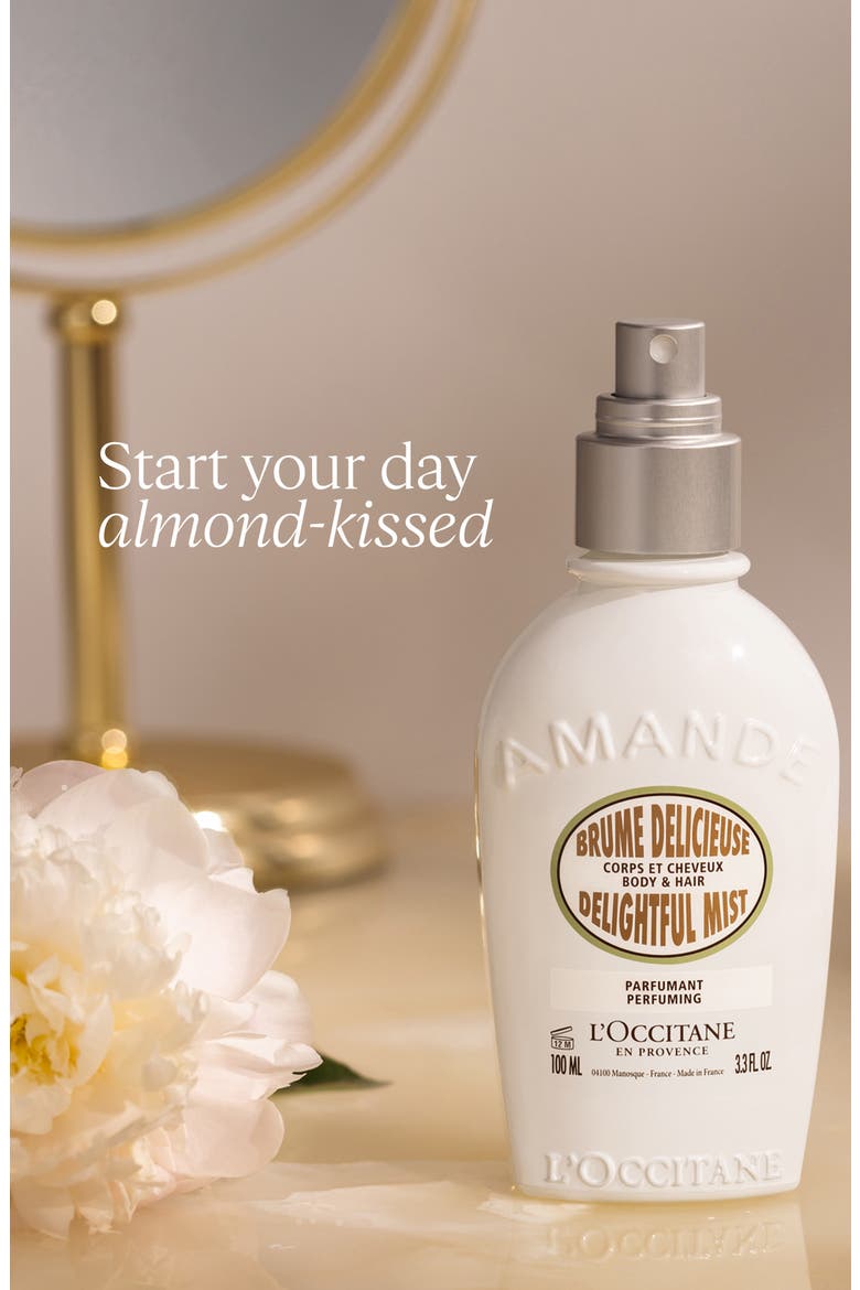 Almond Hair & Body Mist, Alternate, color, NO COLOR