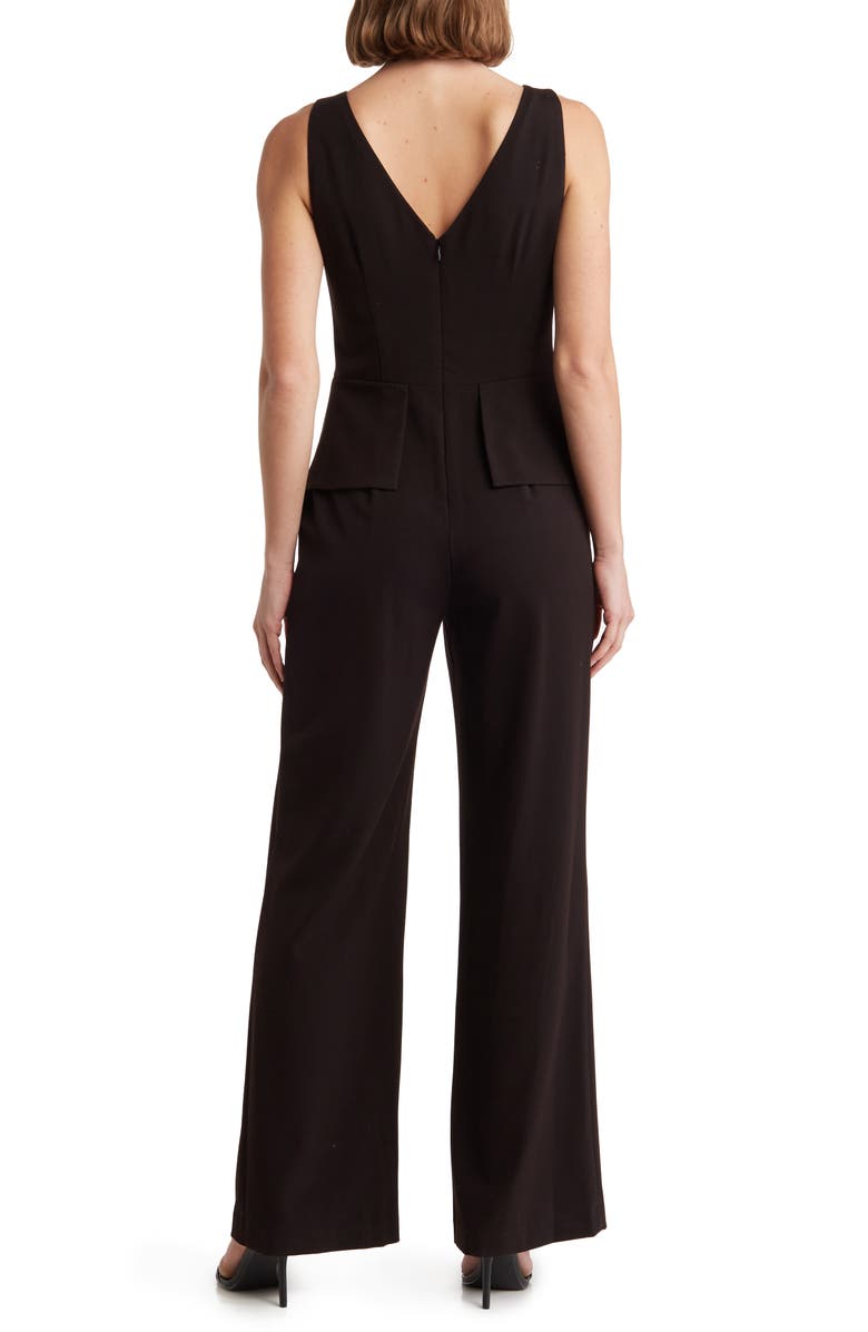 Vince Camuto Sleeveless Peplum Jumpsuit, Alternate, color,