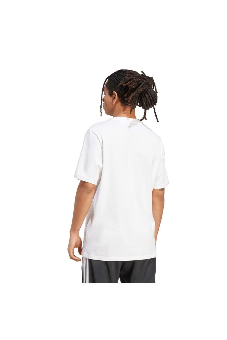 Men's adidas  White Real Madrid Three-Stripe Wordmark T-Shirt, Alternate, color, White