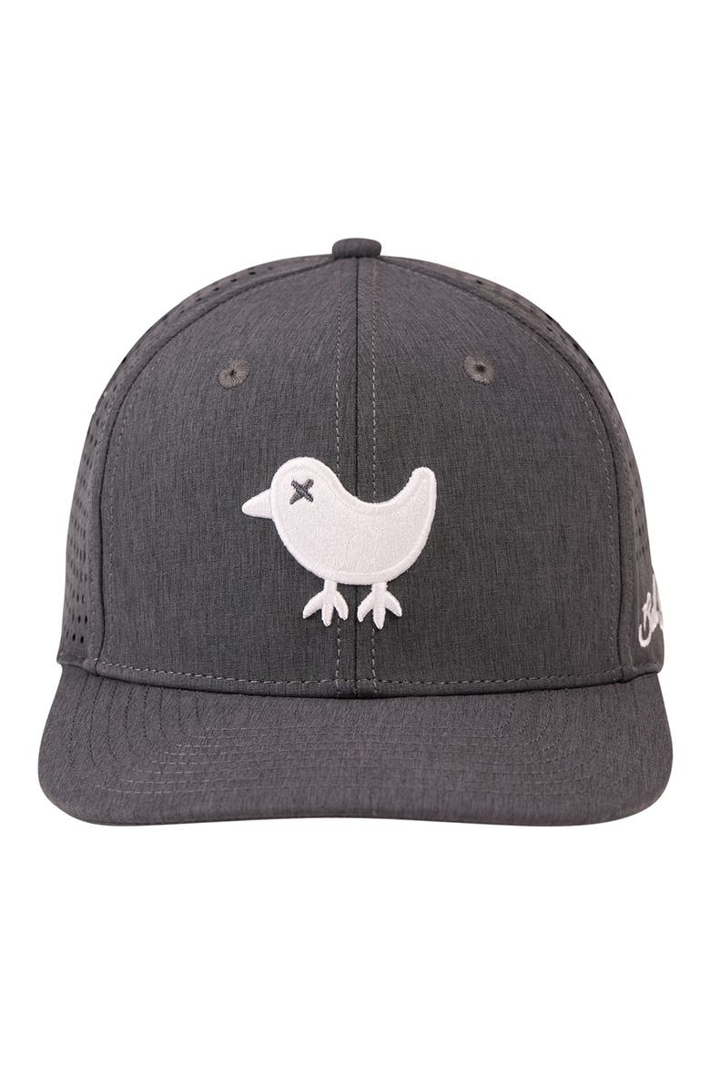 Birdie Logo Baseball Cap, Main, color, DARK HEATHER