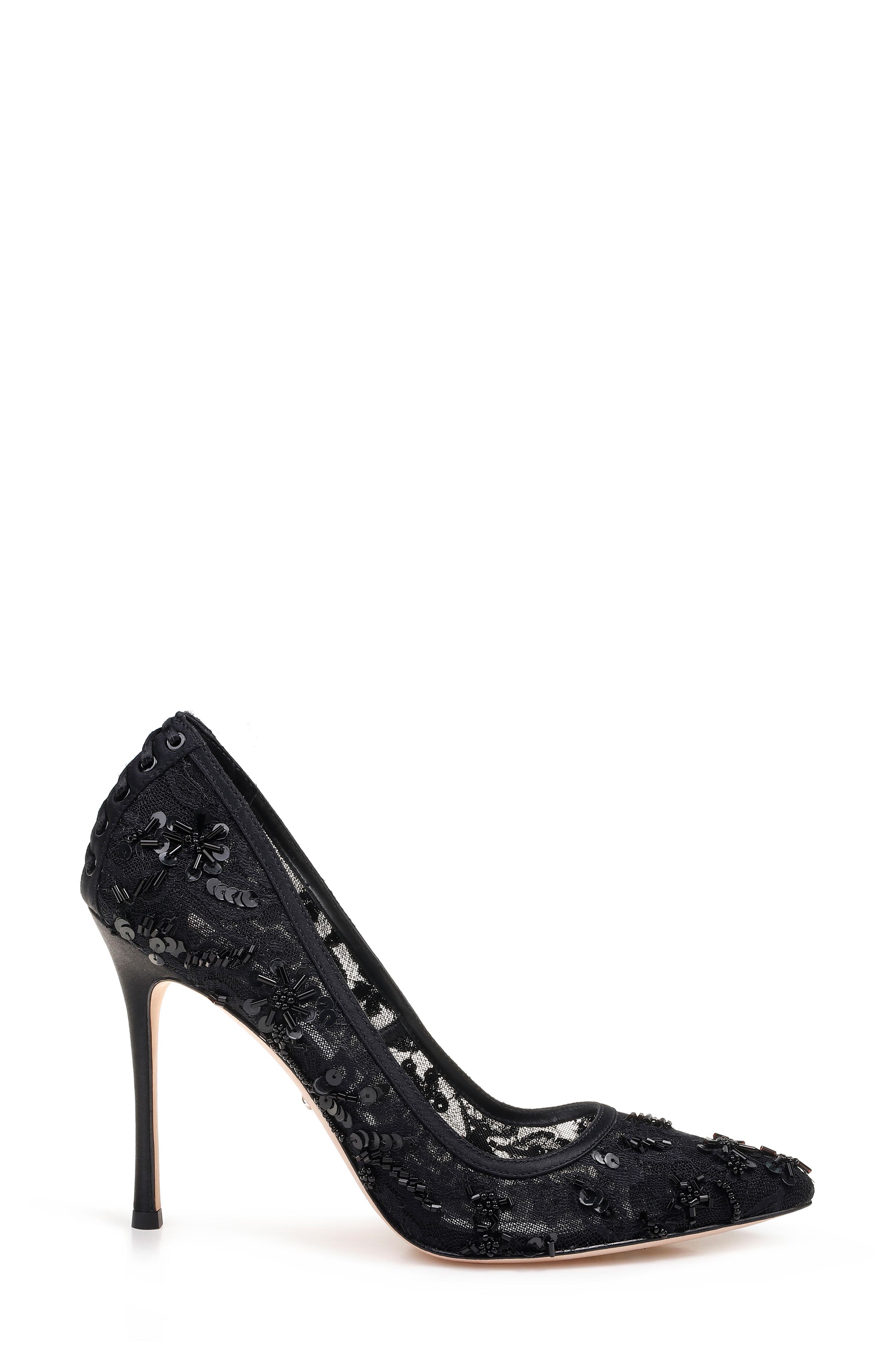 Badgley Mischka Collection Badgley Mischka Veronica Lace Pump, Alternate, color, 