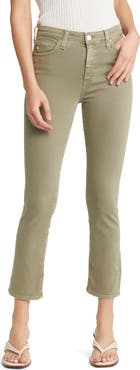 AG Mari High Waist Ankle Straight Leg Jeans