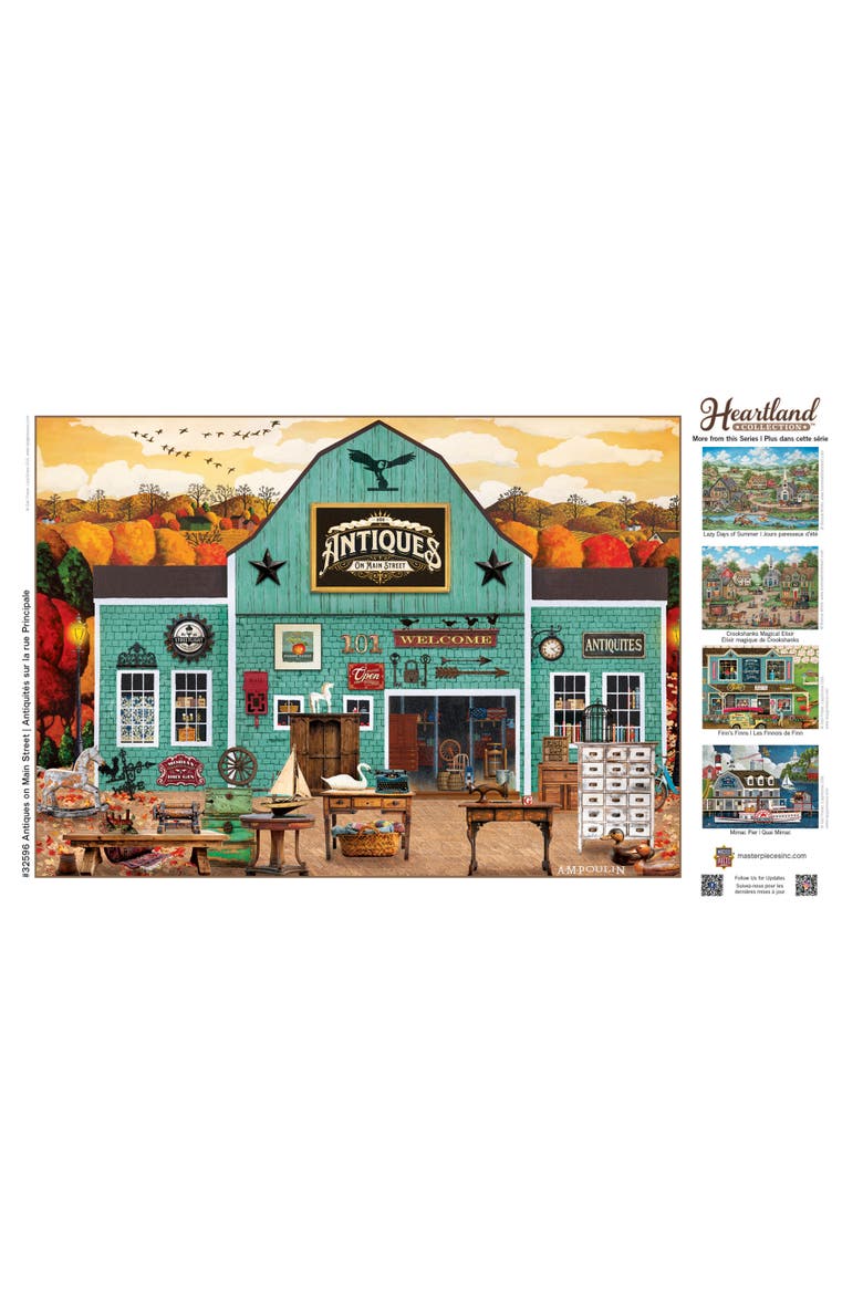 Antiques on Main Street 500 Piece Puzzle, Alternate, color, Multicolor