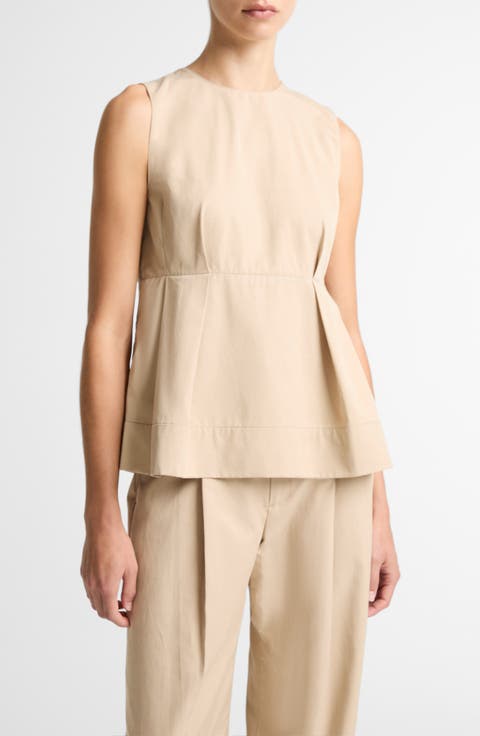 Paneled Sleeveless Top