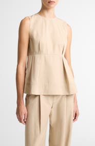 Vince Paneled Sleeveless Top