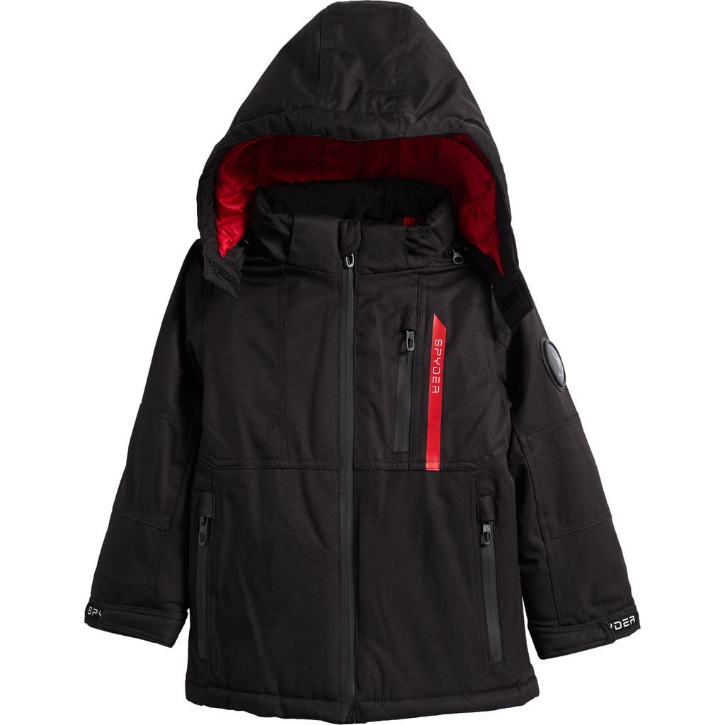 Spyder Kids' Snow Jacket In Black