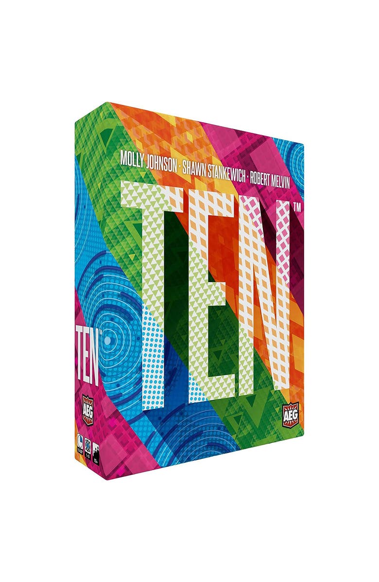 Alderac Entertainment Group (AEG) Ten - Push Your Luck Card Game, Ages 10+, Main, color, Multicolored