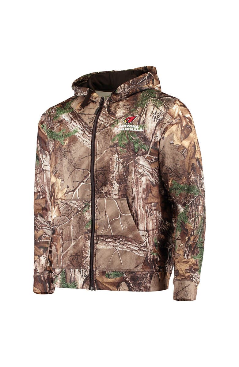DUNBROOKE Men's Dunbrooke Realtree Camo Arizona Cardinals Trophy Tech Fleece Full-Zip Hoodie, Alternate, color, Realtree Camo