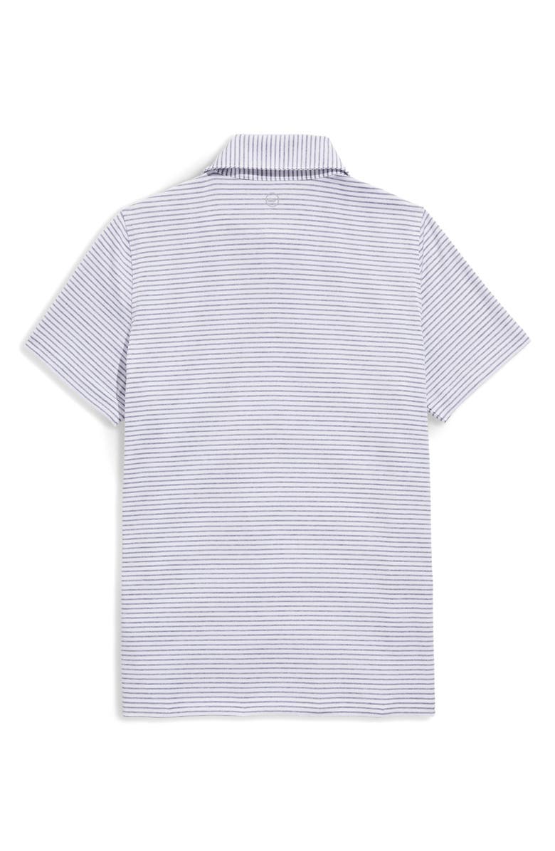 vineyard vines Kids' Bradley Stripe Stretch Polo, Alternate, color, Stripe White/ Tejeda
