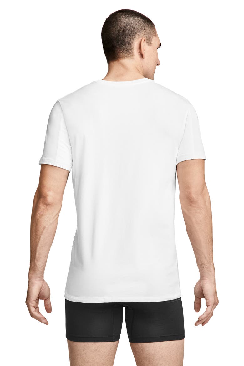 Men's Sweat Protect Crew Neck Undershirt, Alternate, color, Diamond White