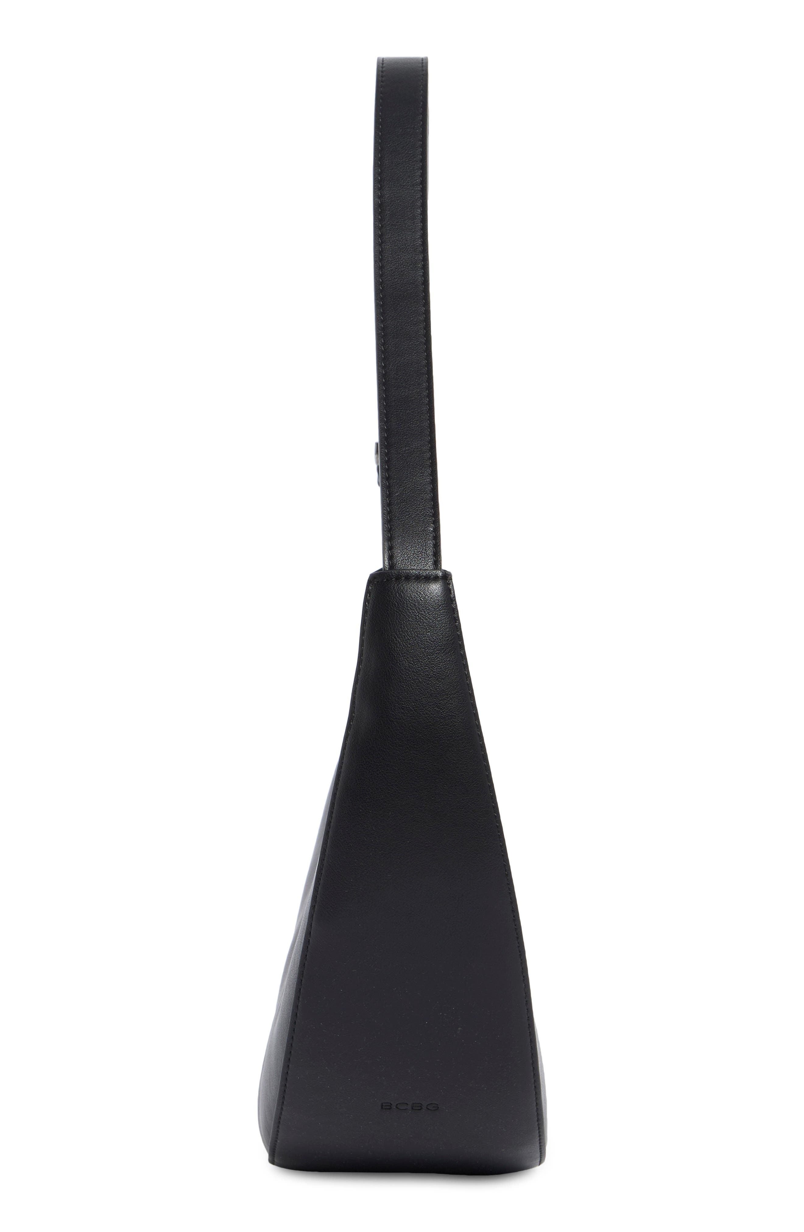 BCBG Skinny Crescent Sling Bag, Alternate, color, Black