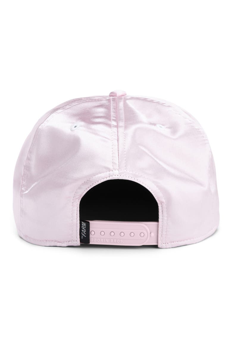 Dyrty Myrtle Adjustable Snapback Cap, Alternate, color, CORAL PINK