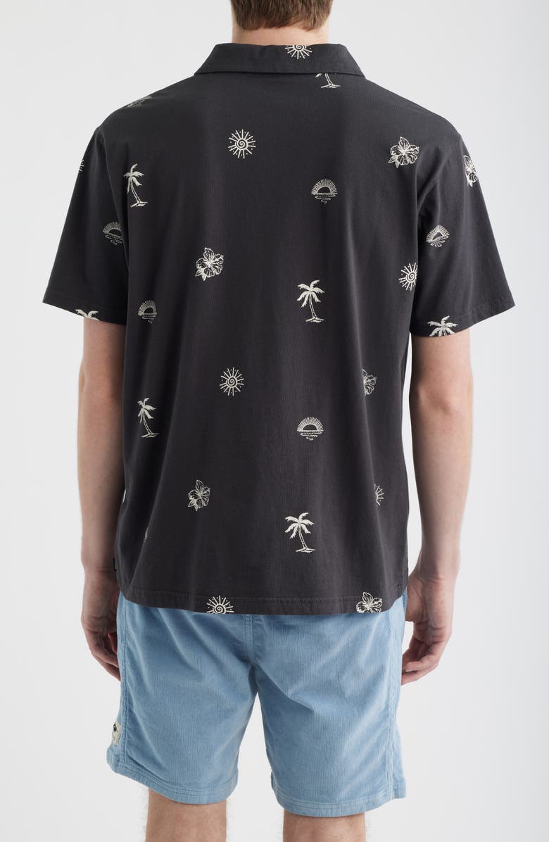 Rip Curl Sessions Cotton Pocket Polo, Alternate, color, Washed Black