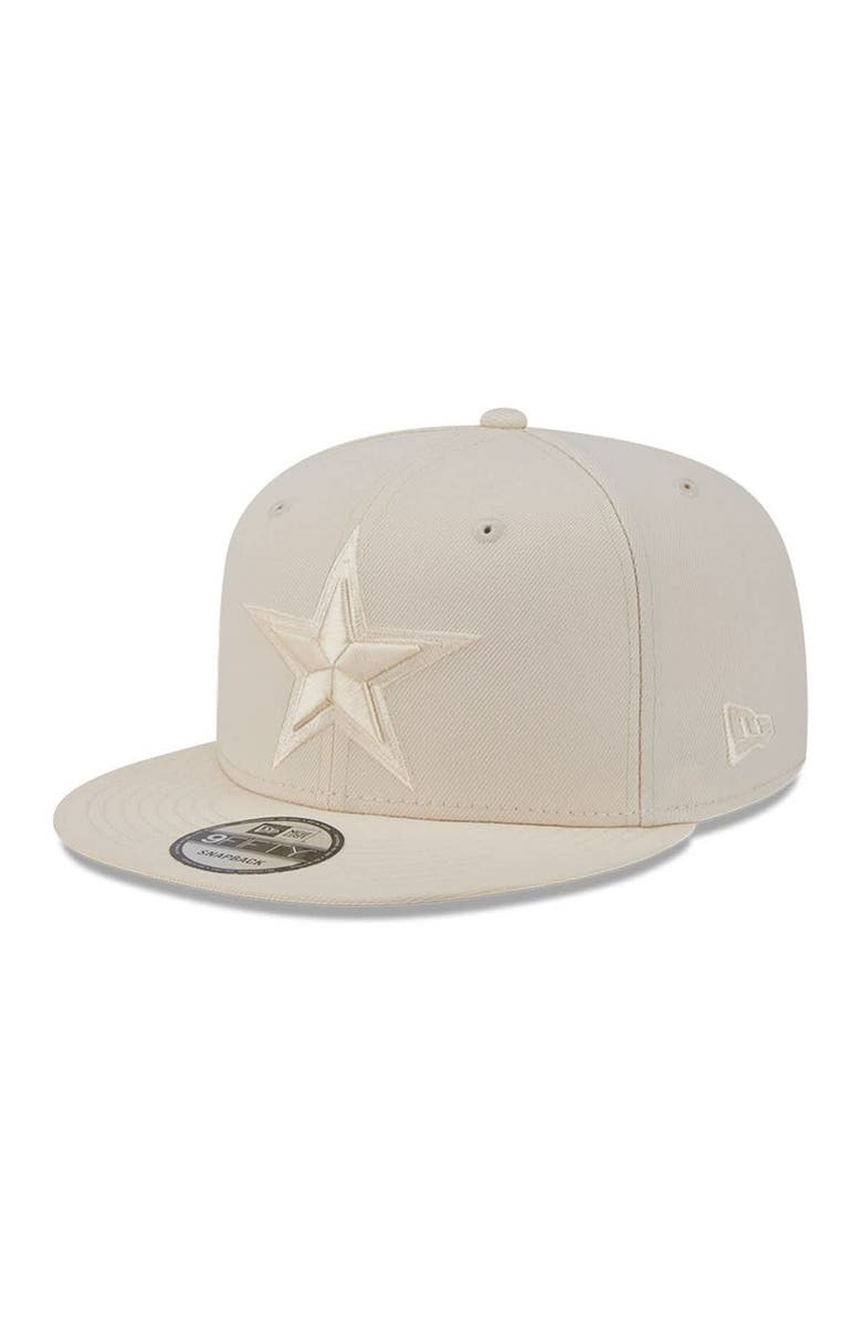 New Era Men's New Era Cream Dallas Cowboys Colorpack 9FIFTY Snapback Hat, Main, color, Cream