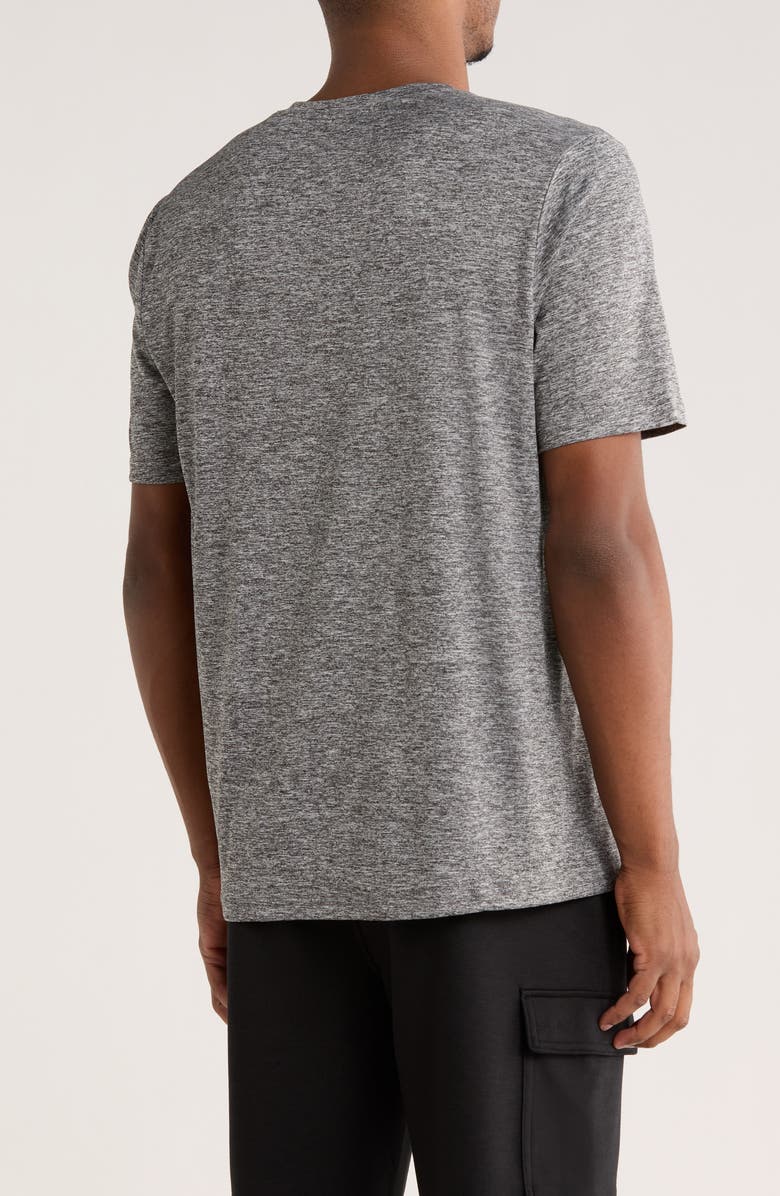 SKECHERS Gordi Charge Activewear T-Shirt, Alternate, color, Heather Charcoal