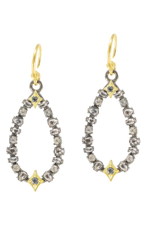Armenta Spinel & Morganite Drop Earrings In Silver/gold