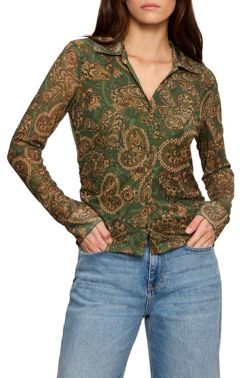 Juno Front Button Top