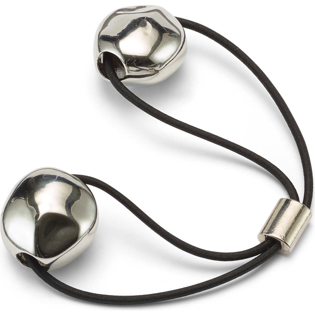 Lelet Ny Zoe Knocker Hair Tie In Silver