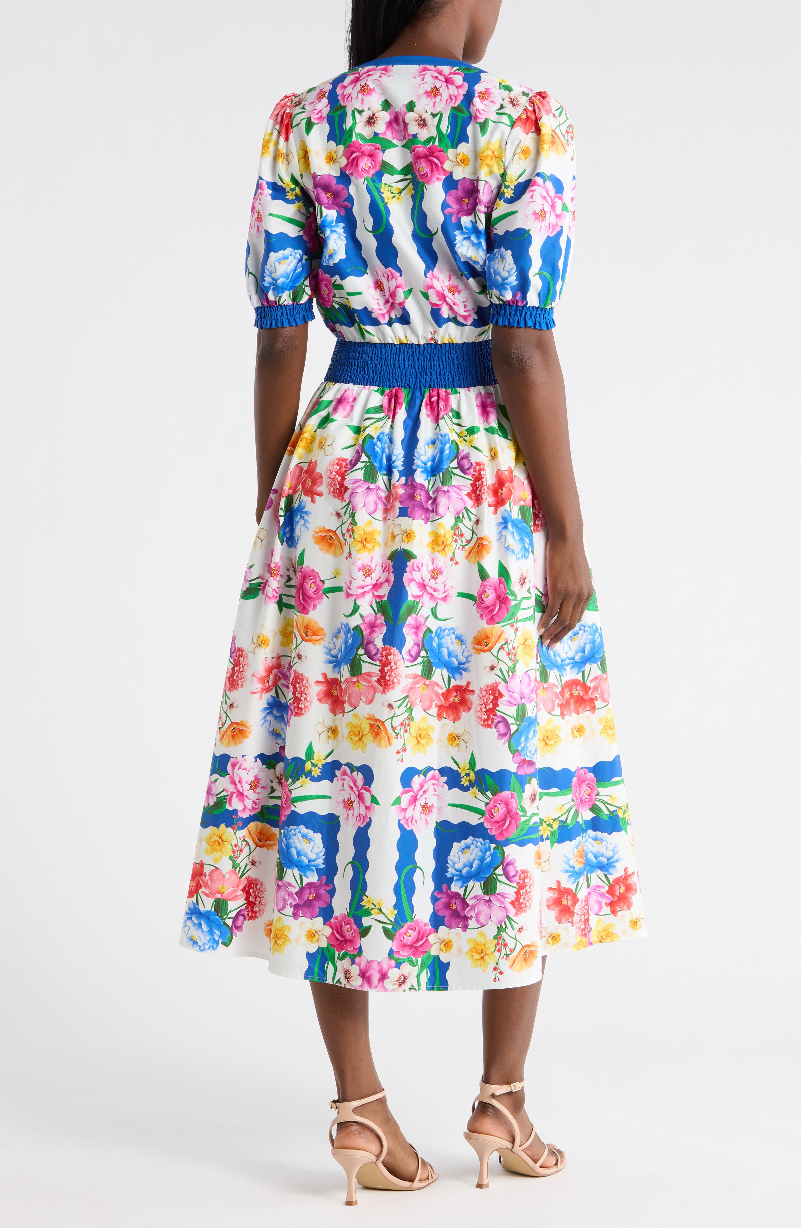 The Ziggy Floral Print Midi Dress - image 2