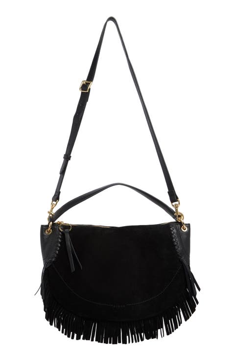 Dante Fringe Leather Shoulder Bag