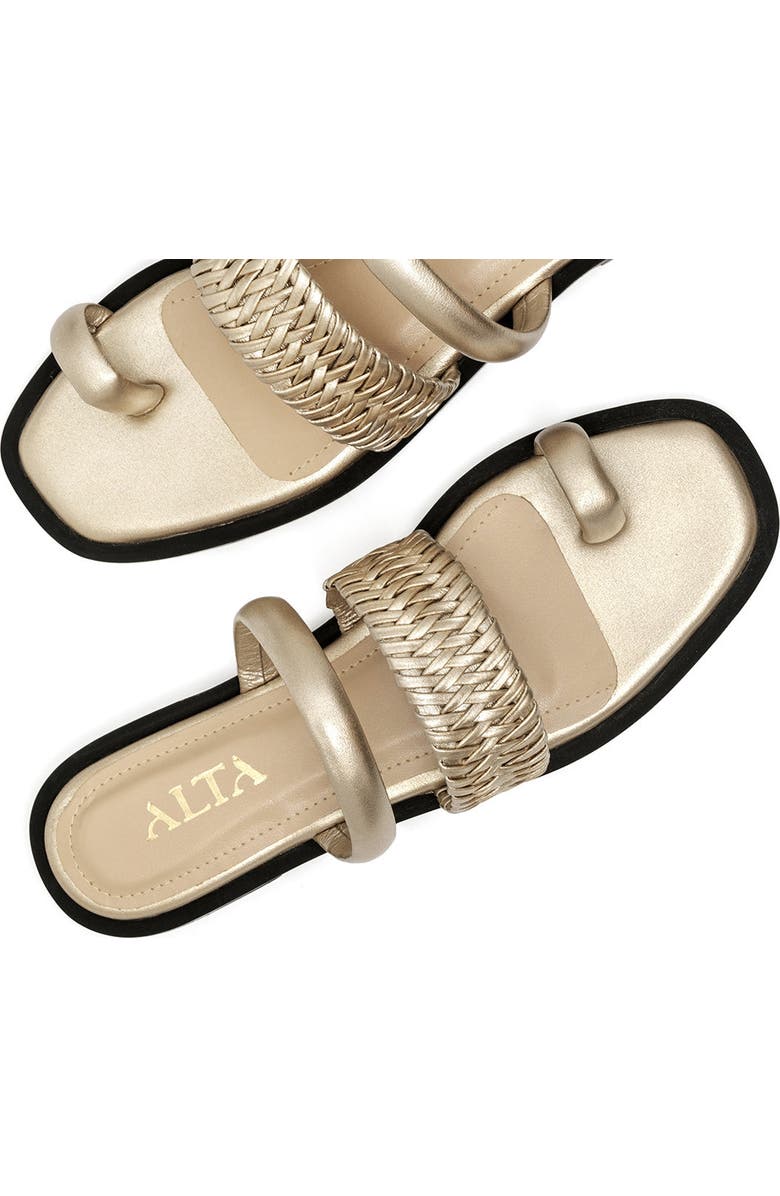 ALTA Allegra Sandals, Alternate, color, Gold