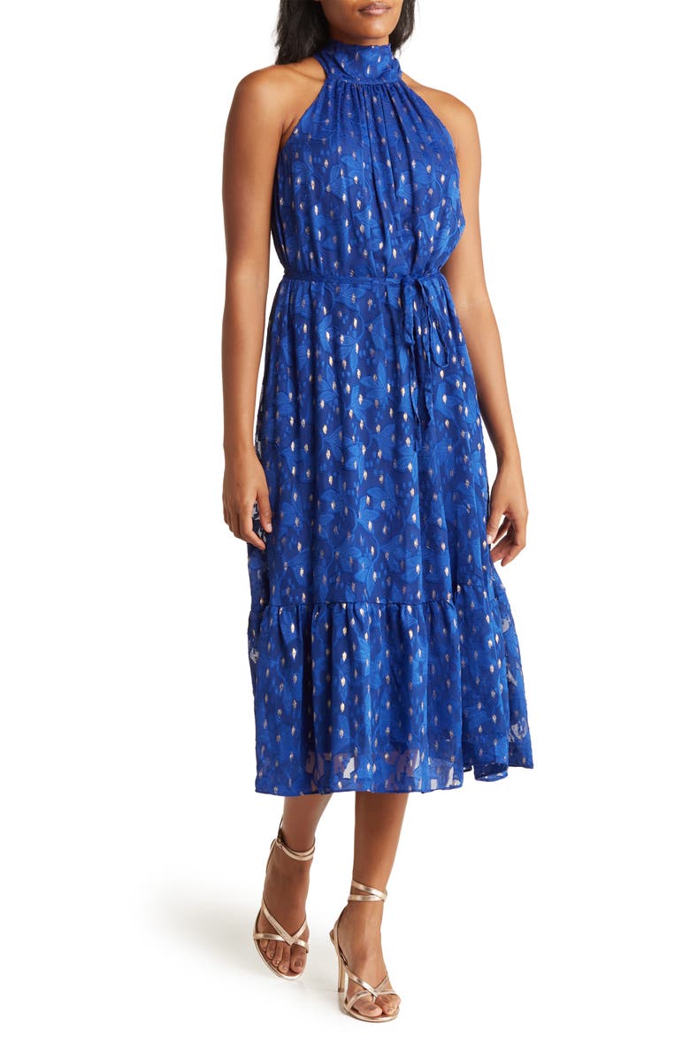 Donna Ricco Halter Neck Midi Dress | Nordstromrack