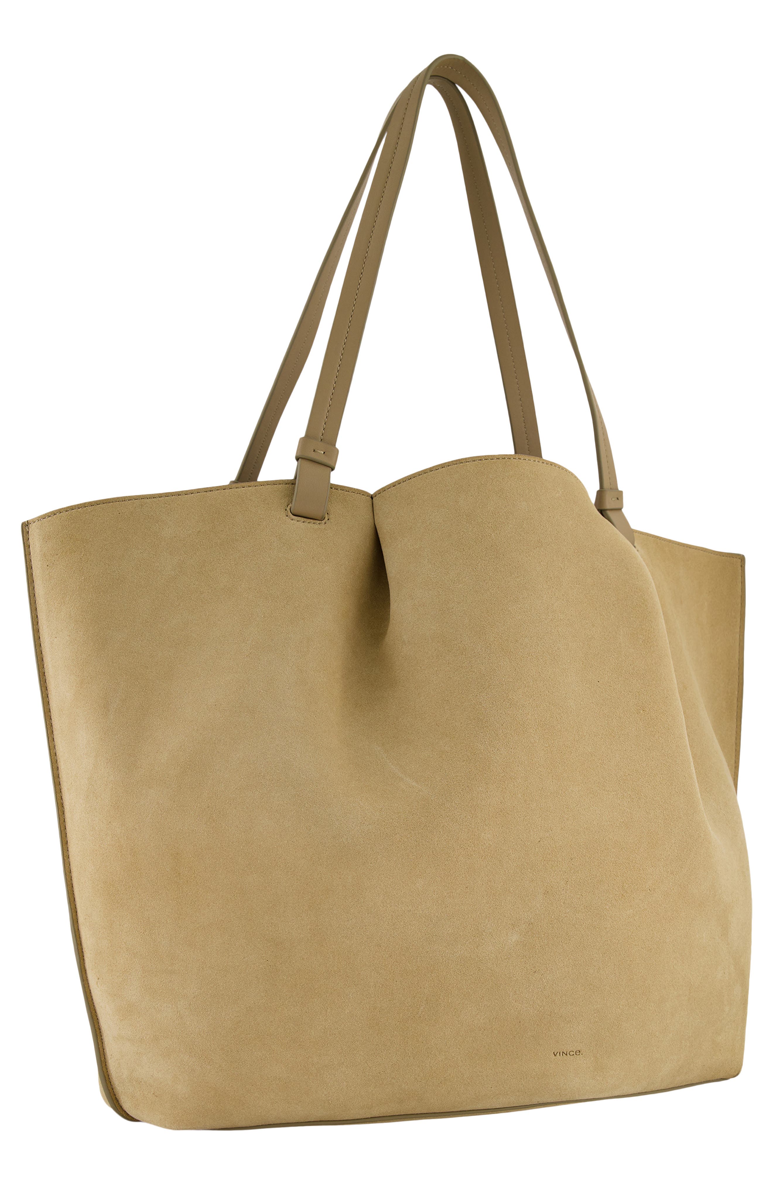 Vince Ava Suede Tote, Alternate, color, Sandtrail