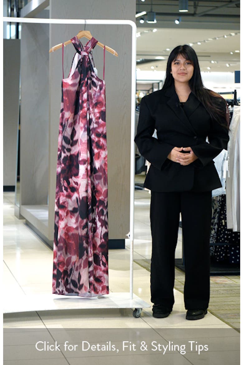 Maven Halter Maxi Gown video